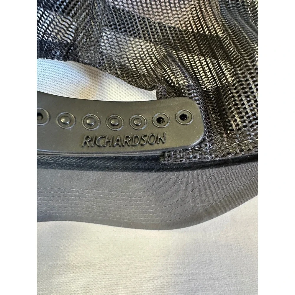 Richardson 168 Boundary Waters Prerolls Orange Grey Black Trucker Hat Mens OSFM